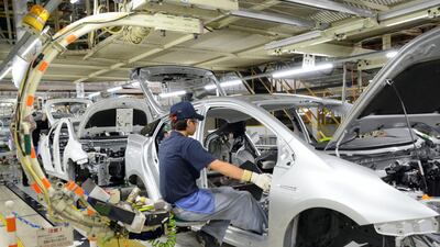 Toyota’s high-tech plants are focussing on hybrid vehicles for a market in which electric cars are the norm. Courtesy Toyota