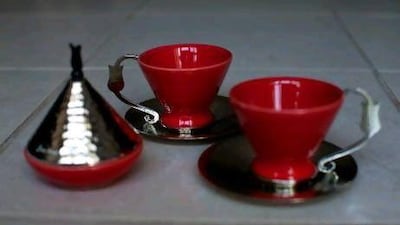 Ozlem Tuna coffee cups. Christopher Pike / The National