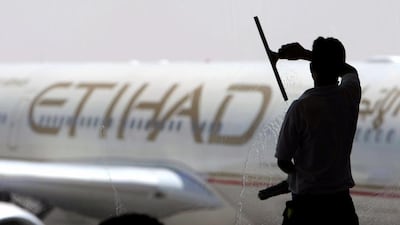 Etihad said that annual passenger traffic between Abu Dhabi and India jumped 63 per cent last year. Jaime Puebla / The National