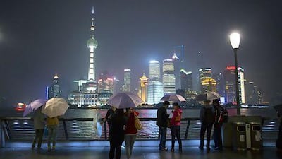 The night-time skyline at Pudong, Shanghai. It's a sight fewer foreign workers are likely to see, as China increasingly looks to fill vacant executive positions with home-grown workers. Getty Images