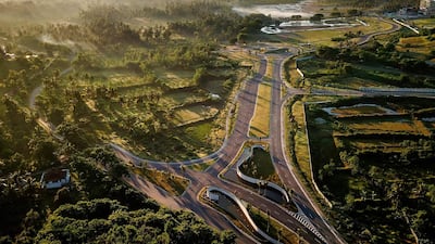 The Mandalika coastal development project, which is the proposed site of a new MotoGP motorbike race on a custom-built street circuit in Mandalika in the south of Lombok, Indonesia. AFP
