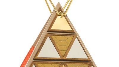 Pyramid Bag by Amanda Navai. Courtesy Harvey Nichols