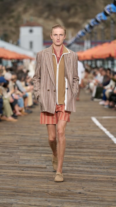 The new collection featured pieces that combined sportiness with elegance. Photo: Zegna