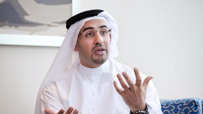 Abdullah Lootah, vice-chair of the UAE’s National Committee on Sustainable Development Goals, during an interview at Emirates Towers. Jaime Puebla / The National