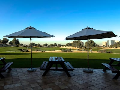 The Els Club, which is a five-minute walk from Lucy Gow's villa. Victor Besa / The National