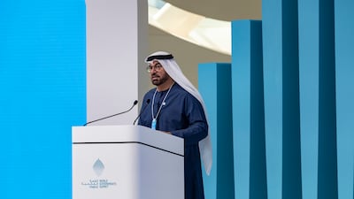 Mohammed Al Gergawi, Minister of Cabinet Affairs and chairman of the World Governments Summit Organisation, said the world was witnessing a restructuring of traditional systems that were 'far beyond fleeting changes'. Antonie Robertson / The National
