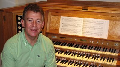 Paul Griffiths, who is CEO of Dubai Airports, will perform an organ recital at the Papal Mass at Zayed Sports City on Tuesday. Courtesy: Paul Griffiths