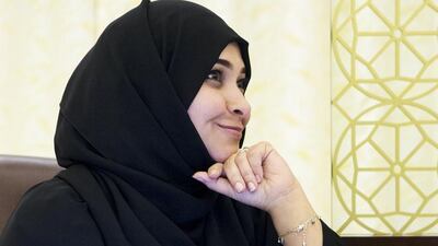 Maitha Al Romaithi, one of 24 women nominated from Abu Dhabi, said she had a moral obligation to ensure the well-being of all families. “It is my objective to serve that vital unit in society,” Ms Al Romaithi said. Christopher Pike / The National