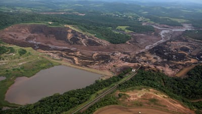General view from above of a dam owned by Brazilian miner Vale SA. Reuters