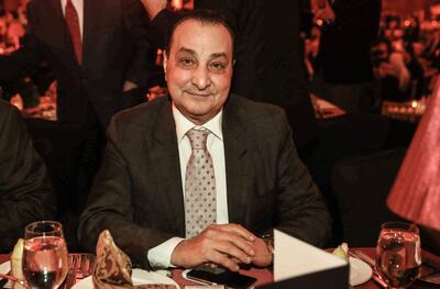 Egyptian business and media tycoon Mohamed El Amin during a ceremony in Cairo in 2016. AFP