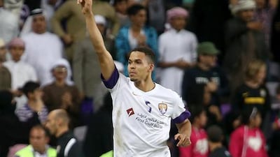 Al Ain defender Ismail Ahmed is in Manila on Sunday night where Asia’s best footballer will be crowned. Pawan Singh / The National