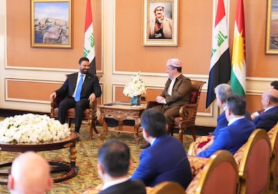 Prime Minister's Deputy @AliFalihAlzaidy arrives in the Kurdistan Region of Iraq, accompanied by a delegation from the Coordination Framework.