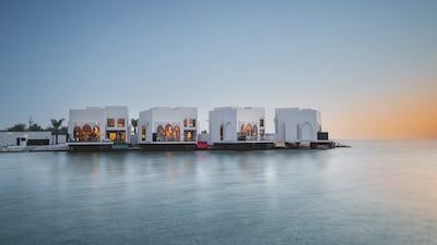 A stay at an overwater villa at Sofitel Bahrain Zallaq Thalassa costs about Dh8,700 per night. Photo: Sofitel