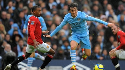 Patrice Evra during his playing days at Manchester United. AFP