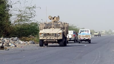 Yemeni government forces take part in battles at the port city of Hodeidah. EPA