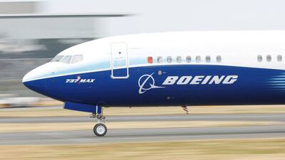 A Boeing 737 Max aircraft. The company must continue to improve the effectiveness of its anti-fraud compliance and ethics programme, the US Justice Department says. Reuters