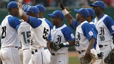 Happier times for Industriales, who won the Cuban National Series in March 2010. Since then, the defection of several of its stars has caused debate in Cuba to allow athletes to play abroad.