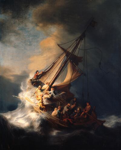 Rembrandt's 'Christ in the Storm on the Sea of Galilee'