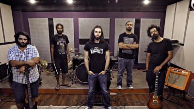 EYE features Kaveh Kashani on bass, Josh Saldanha on drums, Bojan Preradovic on lead vocals and guitar, Gorgin Asadi on keyboards and Mehdi Gorjestani on lead guitar. Jeff Topping for The National. Jeff Topping For The National