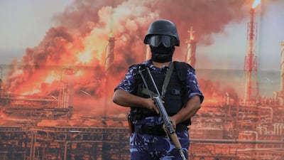A Houthi fighter in Yemen's capital Sanaa. The Iran-backed group has threatened shipping in the Red Sea. EPA