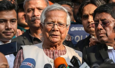 Bangladesh's interim leader Muhammad Yunus. EPA