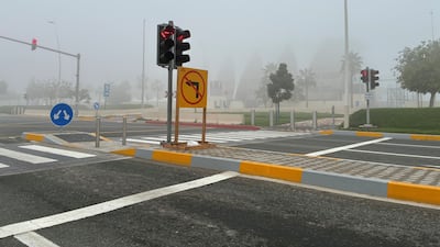 Early morning fog in Al Zeina. Motorists have been urged to exercise caution on the roads