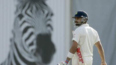 Virat Kohli shown during India's Test series against England in July. Matt Dunham / AP / July 30, 2014