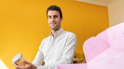 Guillaume Tripet is the co-founder of rite, a brand of vegan gummy vitamins that deliver key nutrients and boost energy levels. Antonie Robertson / The National
