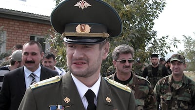 Sulim Yamadayev, pictured here in Grozny, Chechnya in 2007, was murdered in a car park in Jumeirah Beach Residence, Dubai in March 2009. AP Photo