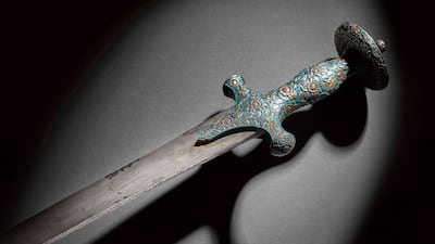 This sword, once owned by Mughal emperor Shah Jahan, who famously built the Taj Mahal in India, is the highlight of the collection Photo Sotheby's