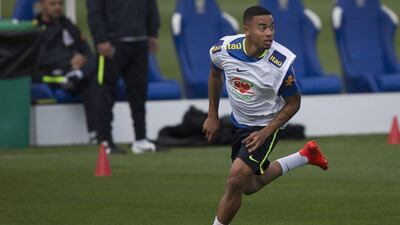 Gabriel Jesus is part of Brazil's Olympic squad and is attracting interest from some of Europe's biggest clubs. Leo Correa / AP Photo