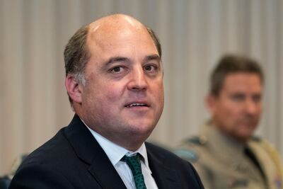 UK Defence Secretary Ben Wallace rejected Mr Farthing's criticism and said he would not prioritise pets over people. AP