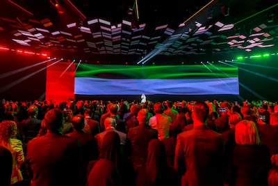 The event is bringing together 20,000 delegates and 1,500 investors. Victor Besa / The National