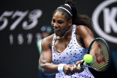 Serena Williams says she will travel to the US Open with 50 face masks due to the Covid-19 pandemic. AFP