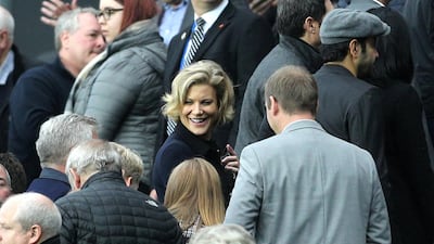 Businesswoman Amanda Staveley has previously been seen in the stands during the Premier League match at St James' Park, Newcastle.