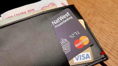 Once you have credit card debt, the cost of financing the interest can quickly spiral. Antonie Robertson / The National