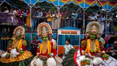 Preparations for the Onam festival in Kochi, Kerala state, India. AP Photo
