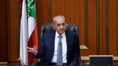 Lebanese Parliament Speaker Nabih Berri adjourned the session until October 20 after the house failed to secure a quorum. EPA