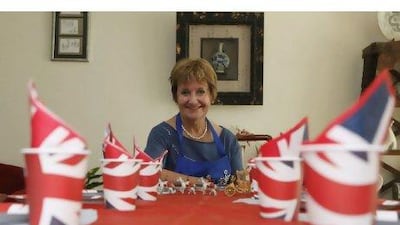 Greater than usual Britain: Polly Edwards birthday celebrations coincide with the diamond jubilee.