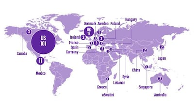 Oscar statistics: Nominees across the world. Graphics by Roy Cooper