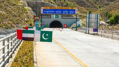 And nine bridges were constructed through the mountains.