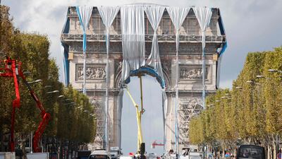 About six million people viewed the art installation. AFP