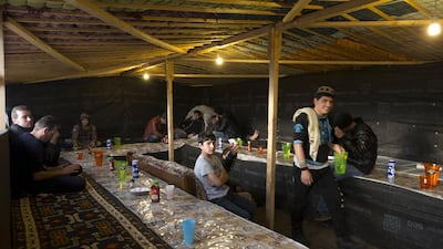 One of the wooden-framed cafés at the settlement. Stephen Lock for The National