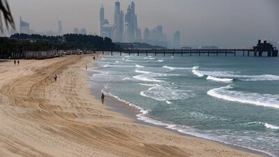 The next few days in Dubai are expected to be hot and hazy. Marwan Naamani / AFP
