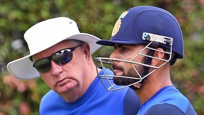 Virat Kohli captained India in the first Test against Australia, a 48-run loss. William West / AFP
