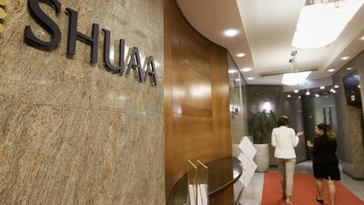 Shuaa's full-year revenue was Dh178.2 million compared with Dh213.4m in 2014. Jaime Puebla / The National