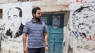 Anas Abu Srour, 30, was born and raised in the camp and feels that it is his obligation to stay.
