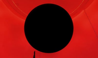 The Void installation room at teamLab Phenomenon Abu Dhabi. Photo: DCT Abu Dhabi