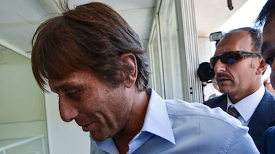 Juventus coach Antonio Conte arrives for his appeal hearing