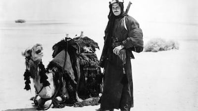 Omar Sharif in Lawrence of Arabia. Columbia Pictures / AP